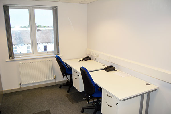 One of the offices at The Bourne Business Centre